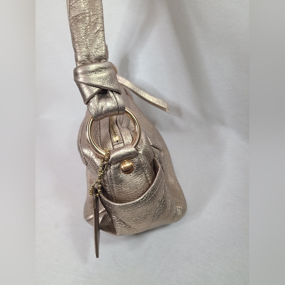 COACH parker rose gold leather shoulder bag - Picture 7 of 15